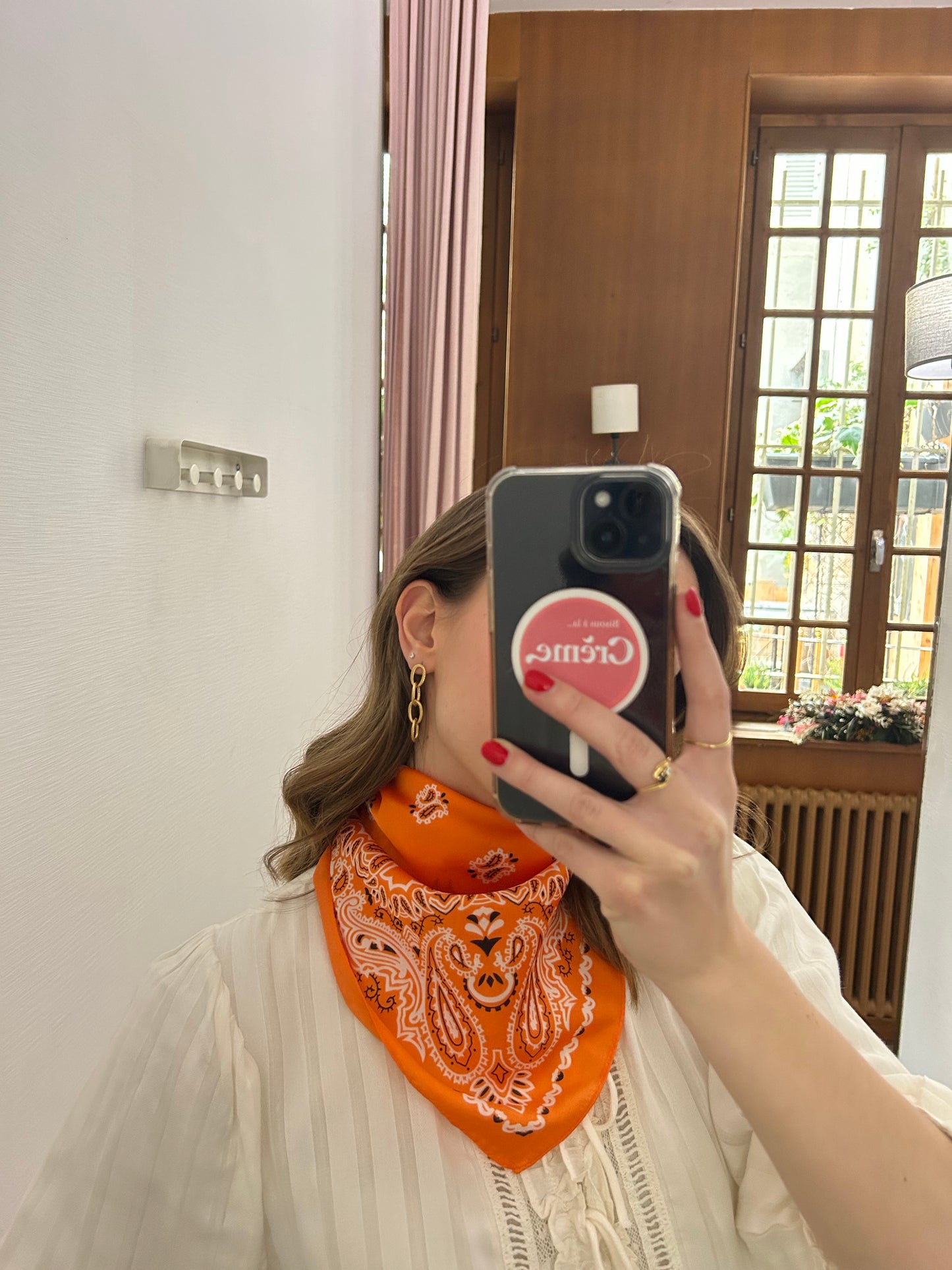 Foulard Astrid orange