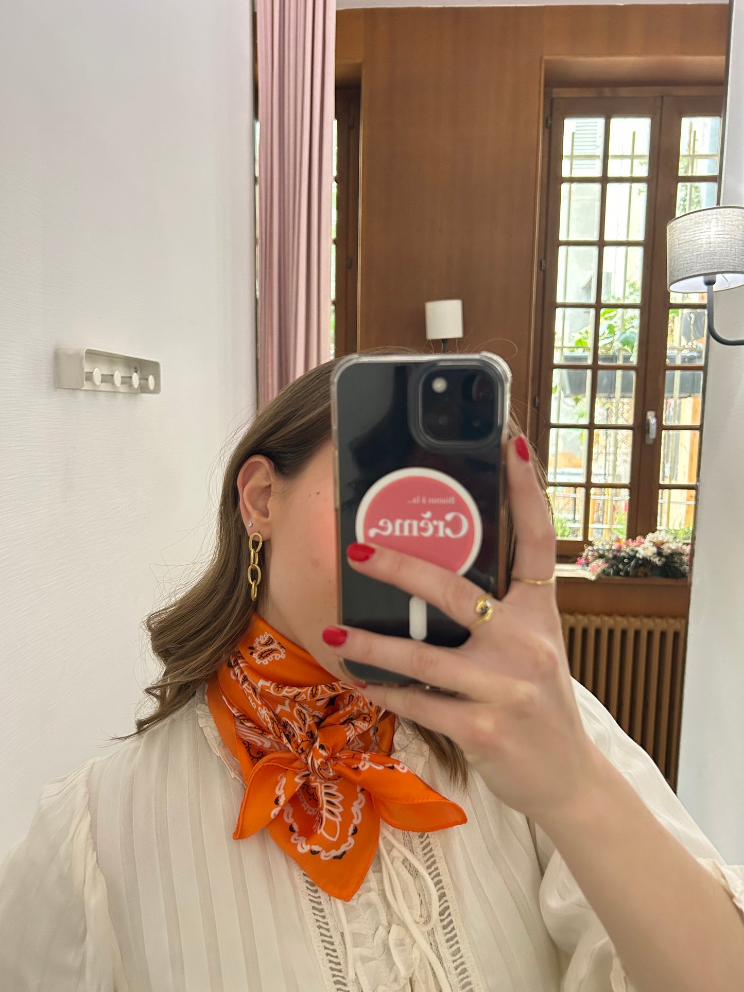 Foulard Astrid orange
