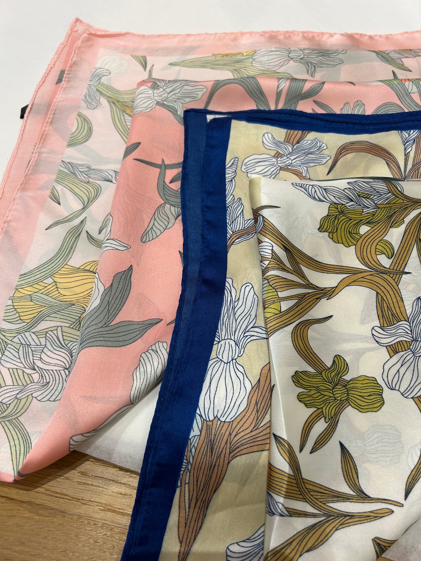 Foulard Noémie rose
