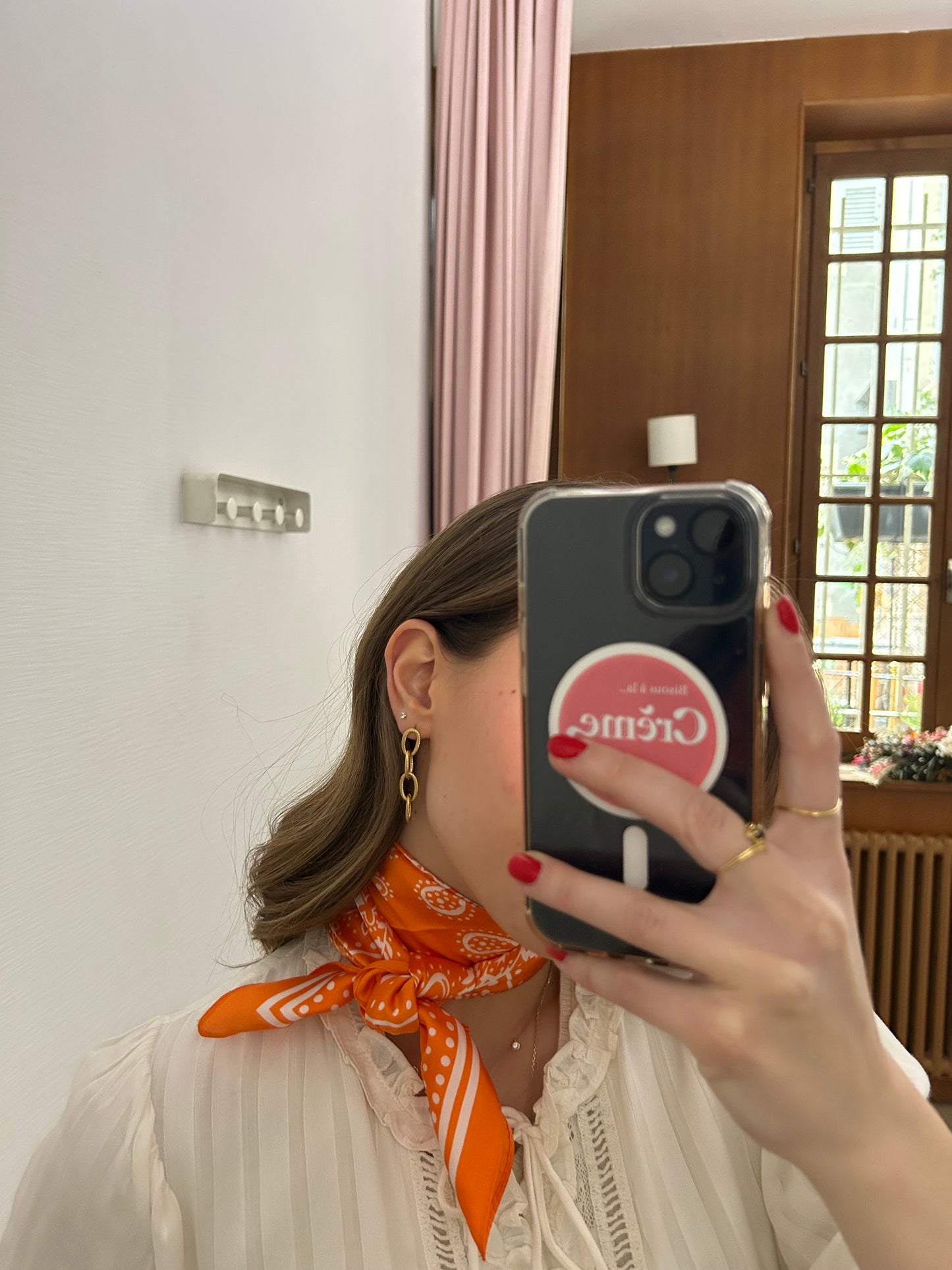 Foulard Eva orange